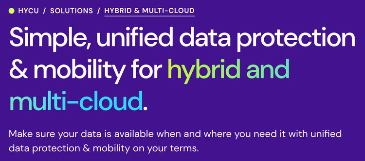 Data Protection For Hybrid Cloud